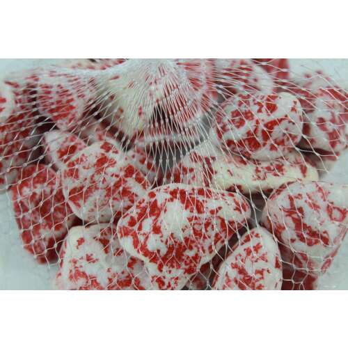 Dekoratív Piros Kövek - Természetes Kő - 0,7 kg