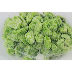 Zöld dekorációs kövek, 0,7kg, virágcserepek, vázák, tálak és asztali edények díszítéséhez - Dekorációs kő