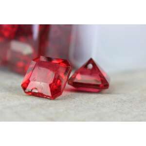 Piros gyémánt alakú dekorációs kövek, 82 darab - Dekorációs kő