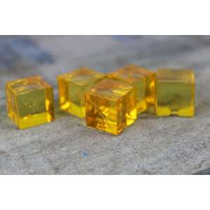 80 darabos narancssárga kocka alakú dekorációs kövek - Dekorációs kő
