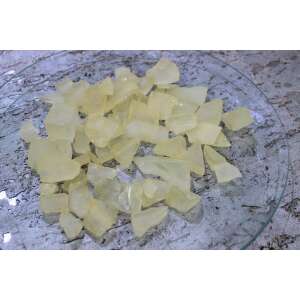 Krémszínű üvegkövek, 500g, virágcserepek, vázák és tálak díszítéséhez - Dekorációs kő