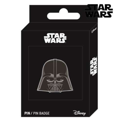Star Wars Darth Vader kitűző (II), táskára, pénztárcára, dzsekire, 3 cm