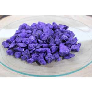 1kg sötétlila dekorációs kövek virágcserepekhez, vázákhoz és asztaldíszekhez - Dekorációs kő