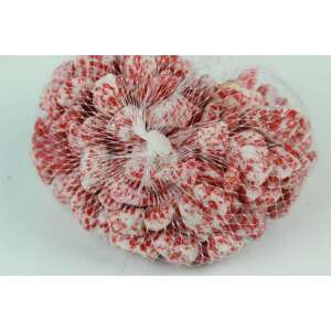 Piros dekorációs kövek, 0,7kg-os csomag, virágcserepekhez, vázákhoz és otthoni dekorációhoz - Dekorációs kő