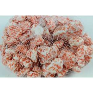 Narancssárga dekorációs kövek, 0,7kg, virágcserepekhez, vázákhoz, tálakhoz és asztali díszítéshez - Dekorációs kő