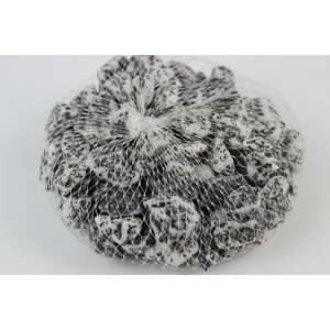 Fekete dekorációs kövek, 0,7kg, virágcserepek, vázák, tálak és egyéb háztáji dekoráció díszítéséhez - Dekorációs kő