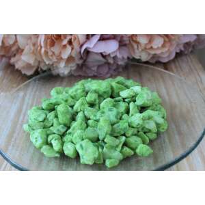 1kg zöld díszkövek, 1,5-3 cm, virágcserepek, vázák, asztaldíszek dekorálására - Dekorációs kő