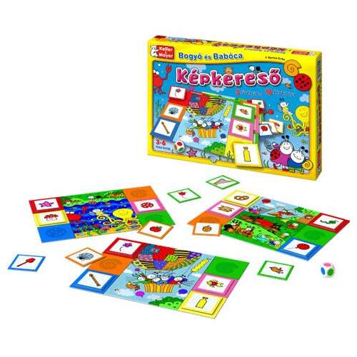 Keller & Mayer Bogyó és Babóca Képkereső játék, szórakoztató képkereső játék gyerekeknek
