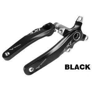 IXF 104BCD ALU hajtókar, fekete, 170mm, lánckerék nélkül, 4 lyukas - Kerékpár hajtás