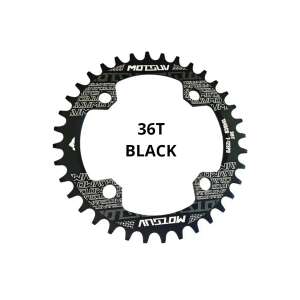 Motsun 36T Ovális Fekete Lánckerék - Kerékpár racsni