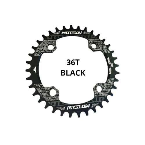 Motsun 36T Ovális Fekete Lánckerék