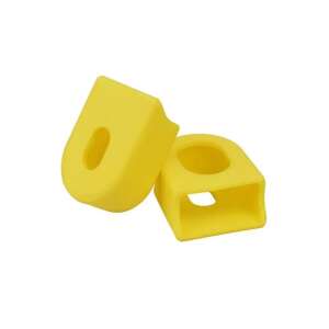 Bringamax sárga szilikon hajtókarvég védő kupak pár, kerékpár hajtókarvég védő - Kerékpár hajtás