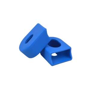 Bringamax kék szilikon hajtókarvég védő kupakok, pár, kerékpár védelem - Kerékpár hajtás