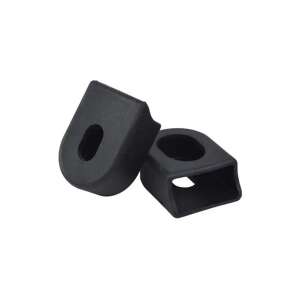 Bringamax fekete szilikon hajtókarvég védő kupak pár, kerékpár hajtókarvég védő, bicikli hajtókarvég védő - Kerékpár hajtás