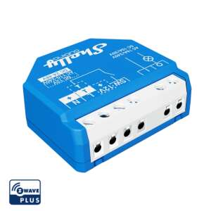 Shelly Qubino Wave 1 Z-Wave smart relay, 1 channel, blue - Shelly