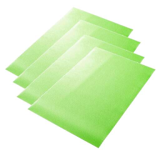 4 pack Original Deals green non-slip fridge shelf liners