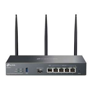 TP-LINK Wired Omada AX3000 VPN Router 1xWAN(1000Mbps) + 4xLAN(1000Mbps) + 1xSFP + 1xUSB3.0, ER706W 87791537 routere Wi-Fi, adaptoare