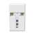 MERCUSYS MB110-4G 300Mbps Wireless N 4G LTE Router, white, back view, showing ports and antennas