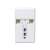 MERCUSYS MB110-4G 300Mbps Wireless N 4G LTE Router, white, back view, showing ports and antennas