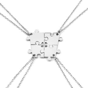 4 részes család- vagy barátság puzzle nyaklánc, ezüst színű 68201932 Női ékszer