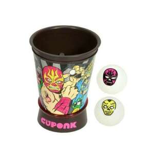 Cuponk ügyességi játék fény- és hangeffektusokkal, egy birkózó témájú pohárral és két labdával - Hasbro