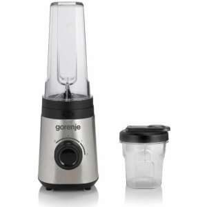Gorenje BSM600E turmixgép, rozsdamentes acél, fekete, két pohárral - Home by Somogyi