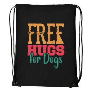 Free hugs for dog - Sport táska fekete 87861571 