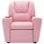 Rózsaszín műbőr dönthető gyerekfotel 87868296