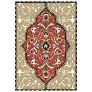 Boncahier Persa Teppich mit floralem Design - Tagebücher