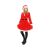 Mikulás Jelmez Nőknek - Piros Mikulás Ruha Sapkával