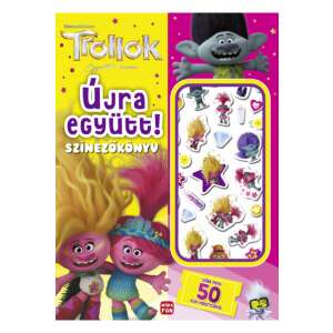 Trollok - Újra együtt! - Színezőkönyv - Több mint 50 pufi matricával