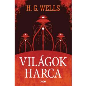 H.G. Wells Világok harca könyvborító - Sci-Fi könyv
