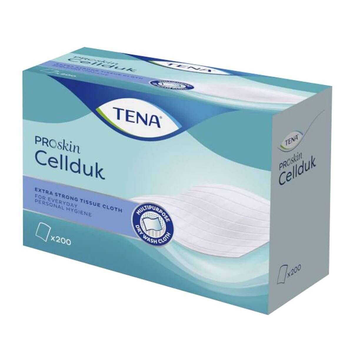 E-shop Tena ProSkin Cellduk Vlhčené Obrúsky 25x33cm 200ks