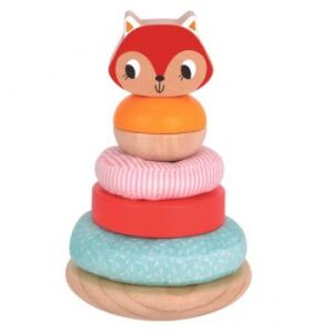 Tooky Toy Róka mintás Montessori torony