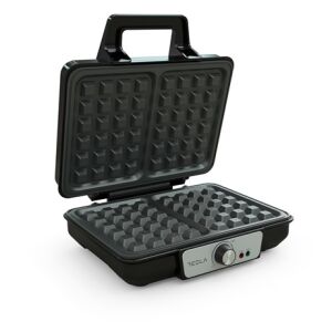 Open Tesla WM200BX Waffle Maker Showing Grids - Waffle maker