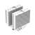 DeepCool AG620 BK ARGB CPU-Kühler, weiß, Dual-Tower, Kühlkörper