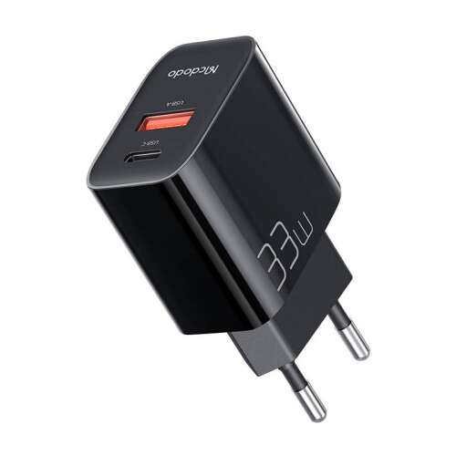 Mcdodo CH-0921 33W USB-C und USB-A Netzladegerät, schwarz