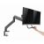 GEMBIRD Biurkowe regulowane ramie na dwa monitory 17-35inch obciążenie do 10kg 92883769