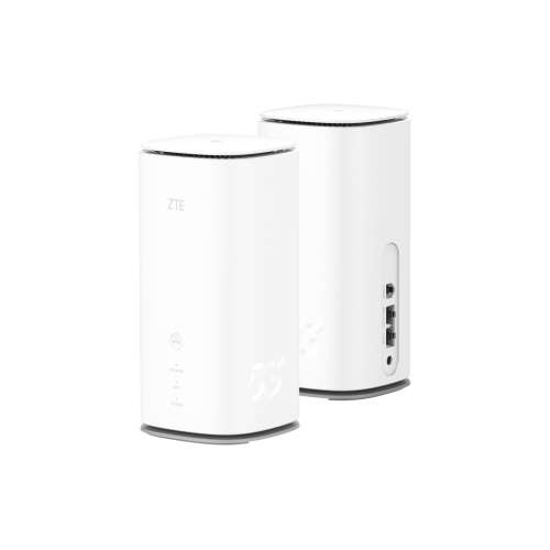 ZTE MC888 Pro 5G router, fehér, kettős sávos, Wi-Fi 6, Gigabit Ethernet, 5G modem