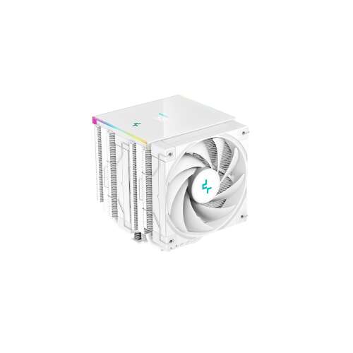 Cooler CPU DeepCool AK620 Digital WH PWM ARGB, alb, vedere din unghi