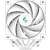 Cooler CPU DeepCool AK620 Digital WH PWM ARGB, alb, prim-plan ventilator