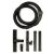 Girmi AP45 vacuum cleaner accessories: hose, brush, nozzles