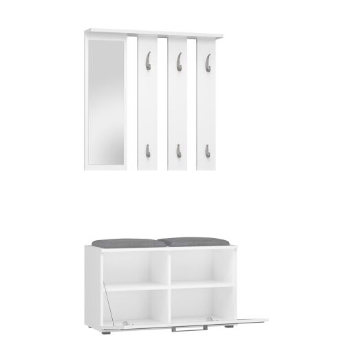 OPAL II Gardrób - Fehér 166474846 - Előszoba garnitúra