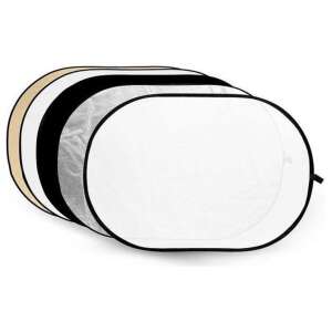 Godox RFT-05 5 az 1-ben derítőlap készlet, 120x180cm, fehér, ezüst, arany, fekete és diffúziós felületekkel - Stúdiófény és Reflektor