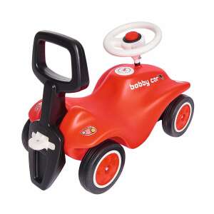 Big Bobby Car roter Schiebegriff und Rückenlehne für Kleinkinder - Babywalker, Lauflernhilfen und Entwicklungsspiele für Kleinkinder