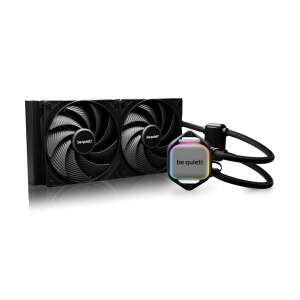 be quiet! Pure Loop 2 280mm răcitor lichid CPU, negru, cu două ventilatoare și iluminare RGB - Ventilator de PC