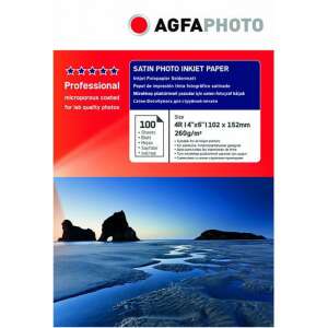 AgfaPhoto Professional Szatén 10x15 cm Fotópapír (100 db/csomag) 91242830 