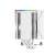 DeepCool AK500S DIGITAL CPU cooler, white, side view