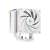 DeepCool AK500S DIGITAL CPU cooler, white, angled view