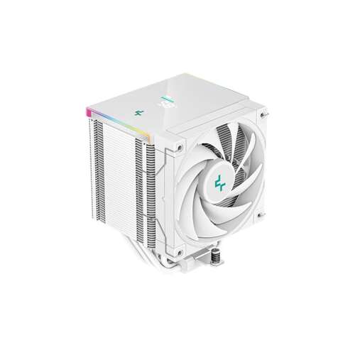 Hladnjak procesora DeepCool AK500S DIGITAL, bijela, pogled pod kutom